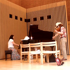 犬と聴ける犬と入れる犬とお出かけ山梨清里・小淵沢ヴァイオリン&ピアノライブの画像