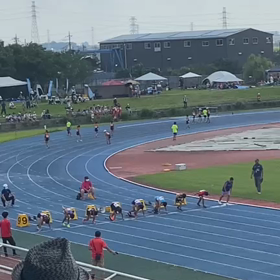チャレンジトライアル男子80m決勝①の画像