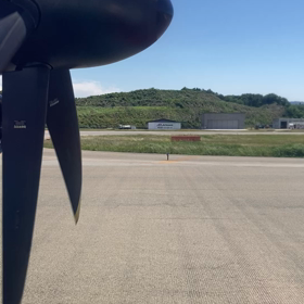 帰りの飛行機の画像