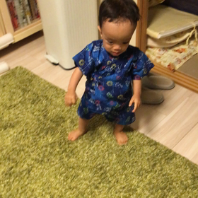 やっとこさ歩くように！の画像