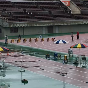 女子６年100m予選②の画像