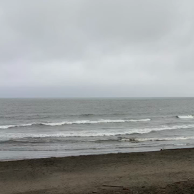 7月4日千葉北、東浪見の朝の波の画像