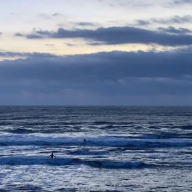 11月8日千葉北、東浪見の朝の波の画像