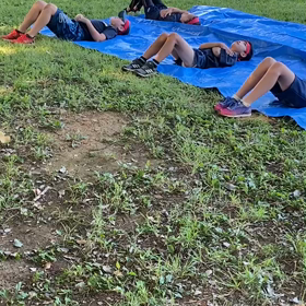 体幹トレーニング(赤チーム)④の画像