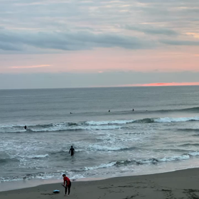 11月6日千葉北、東浪見の朝の波の画像