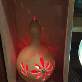 ひょうたんランプの画像