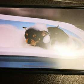 初めてのバブルバスの画像