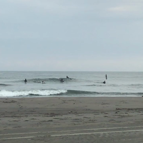 今朝のオイラの波乗りの画像