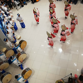 お正月の阿波踊りの画像