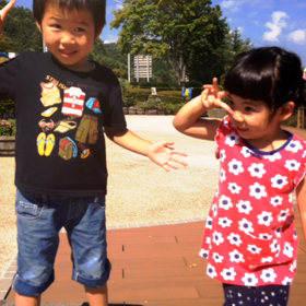 家族旅行の画像