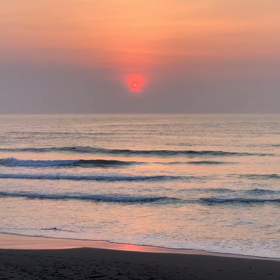 5月20日千葉北、東浪見の朝の波の画像