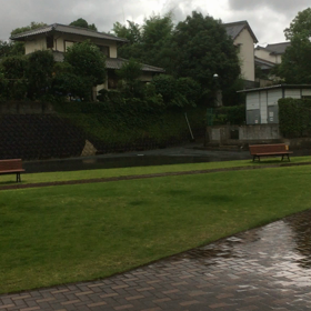 急に雨が！の画像
