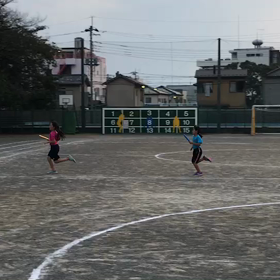 川越小練習 女子リレー②の画像