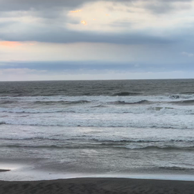 5月23日千葉北、東浪見の朝の波の画像