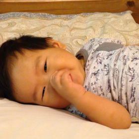 寝起きを突撃の画像