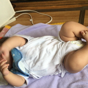 寝返りマスター♪(´ε｀ )の画像