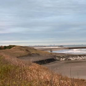 11月24日千葉北、東浪見の朝の波の画像