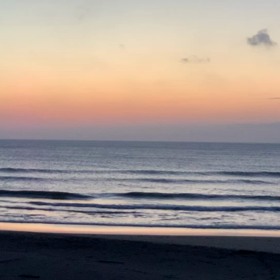 8月9日千葉北、東浪見の朝の波の画像