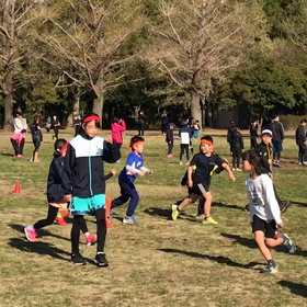 大股歩行③の画像