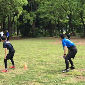 混合リレー初レースの画像