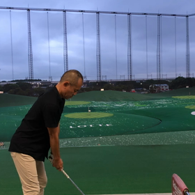 コーチの練習の様子7アイアン編 ( -ω- `)ﾀﾞﾈの画像