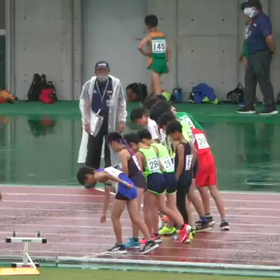 男子６年1000m１組目①の画像