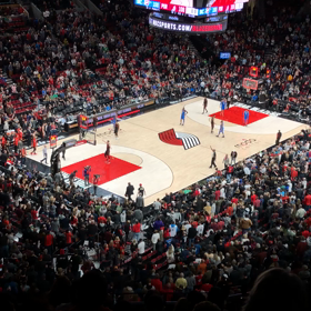 NBA BLAZERS vs THUNDERの画像