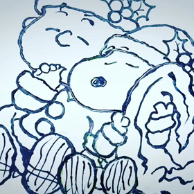 メリークリスマススヌーピー✨動画❄の画像