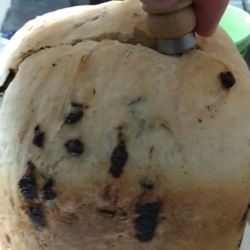 #自家製チョコチップ食パンの画像