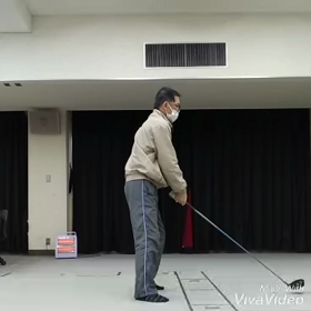 アッパースイングの矯正の画像