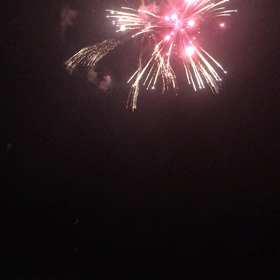 福山の芦田川花火大会の画像