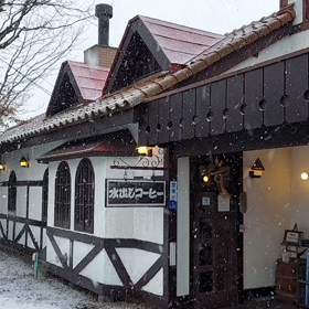 横殴りの雪の画像