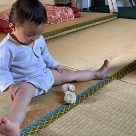 1歳の子の優しさの画像