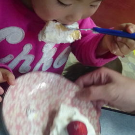 娘２才誕生日の画像