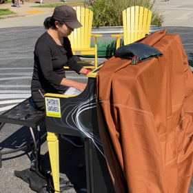 ゴールデンゲートパークでピアノを弾いてみた。の画像