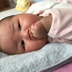 2m10d 寝不足の画像