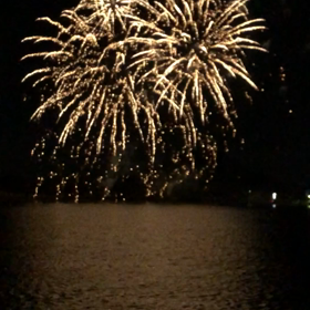 秋花火(^○^)ちょっと寒かった(*´ω`*)の画像