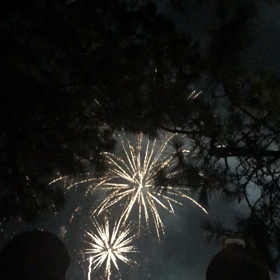 花火に癒されたの画像