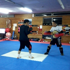 ミット練習！の画像