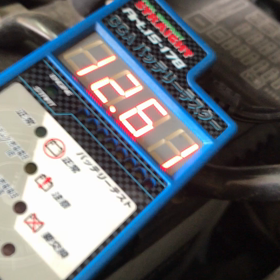 タントのオルタネーター不良の画像