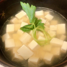サイコロ豆腐のトロトロ汁の画像