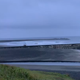 9月15日千葉北、東浪見の朝の波の画像