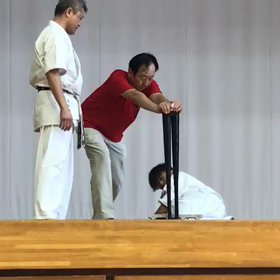 空手演武の画像