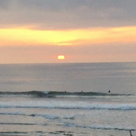 6月8日千葉北、東浪見の朝の波の画像