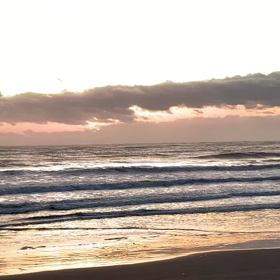 1月26日千葉北、東浪見の朝の波の画像