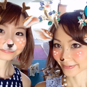 まさみとレイアくんとの画像