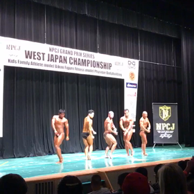 NPCJ西日本大会オーバーオール槇谷君優勝！白井君は２位の画像