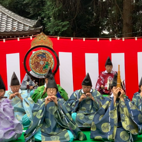 お墓参りと手力雄神社の画像