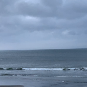 6月11日千葉北、東浪見の朝の波の画像