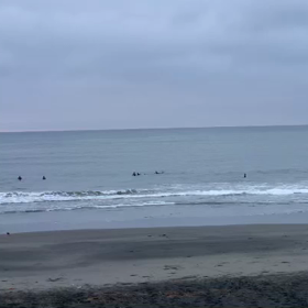 9月4日千葉北、東浪見の朝の波の画像